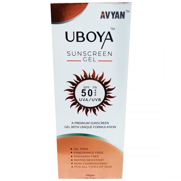 Uboya Spf 50 PA+++ Sunscreen Gel 60 g