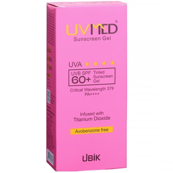 Uvmed SPF 60+ PA++++ Sunscreen Gel 50 g