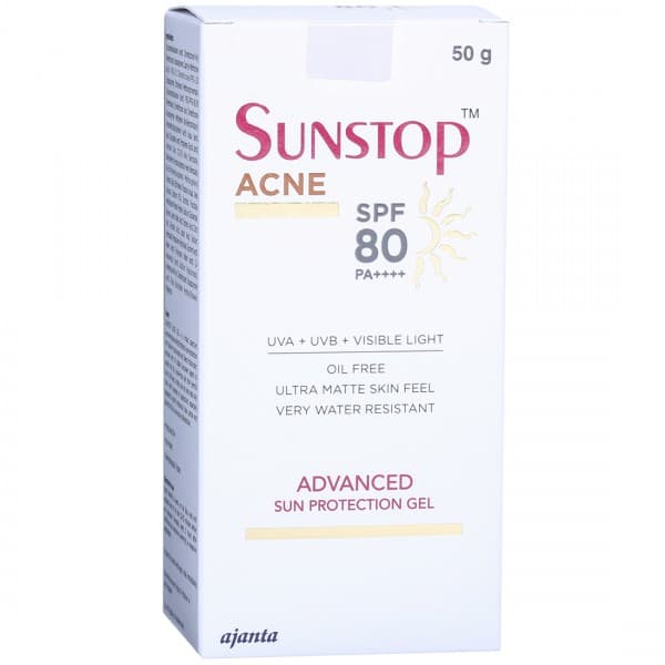 Sunstop Acne SPF 80 PA+++ Advanced Sun Protection Gel 50 g