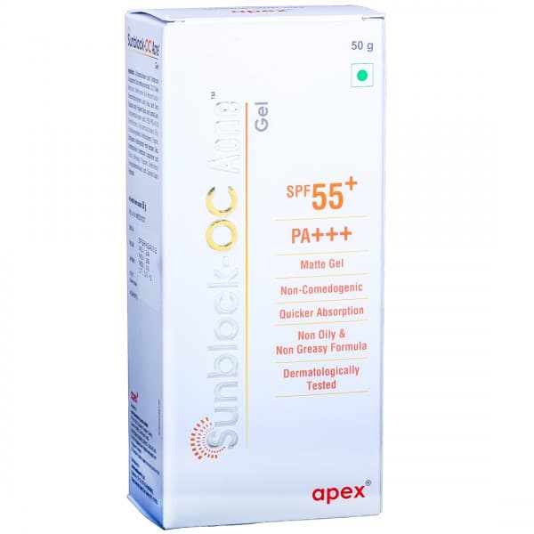 Sunblock OC Acne Gel SPF 55+ PA+++ 50 g