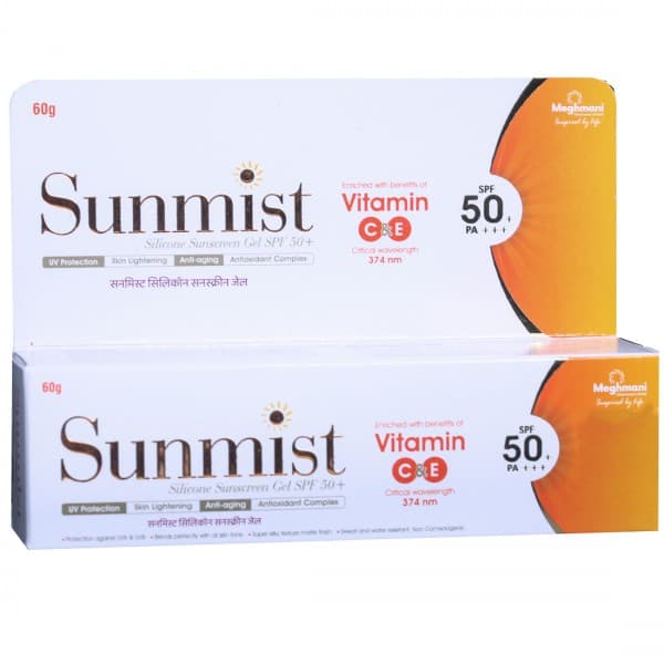 Sunmist SPF 50+ Pa+++ Silicone Sunscreen Gel 60 g