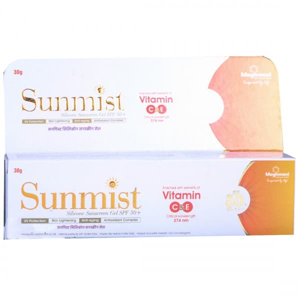 Sunmist SPF 50+ Pa+++ Silicone Sunscreen Gel 30 g