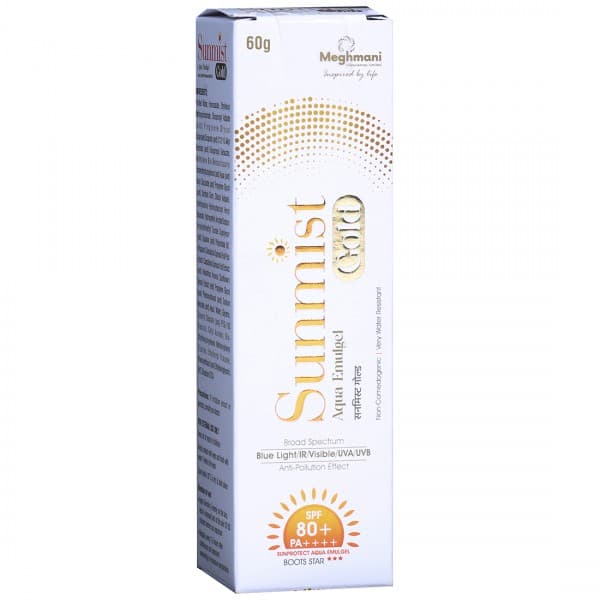 Sunmist Gold SPF 80+ Pa++++ Aqua Emulgel 60 g