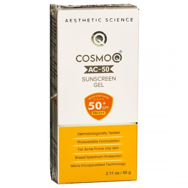 Cosmo Q AC 50 SPF 50+ PA++++ Sunscreen Gel 60 g