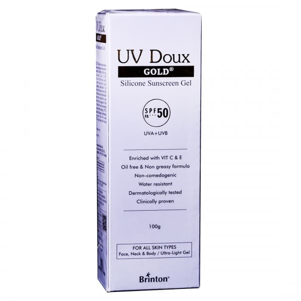 UV Doux Gold SPF 50 PA+++ Silicone Sunscreen Gel 100 g