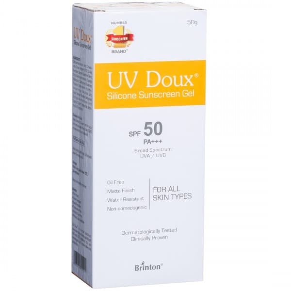 UV Doux Spf 50 (Pa+++) Silicone Sunscreen Gel 50 g