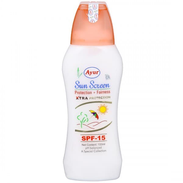 Ayur Sun Screen Spf 15 Lotion 100 ml