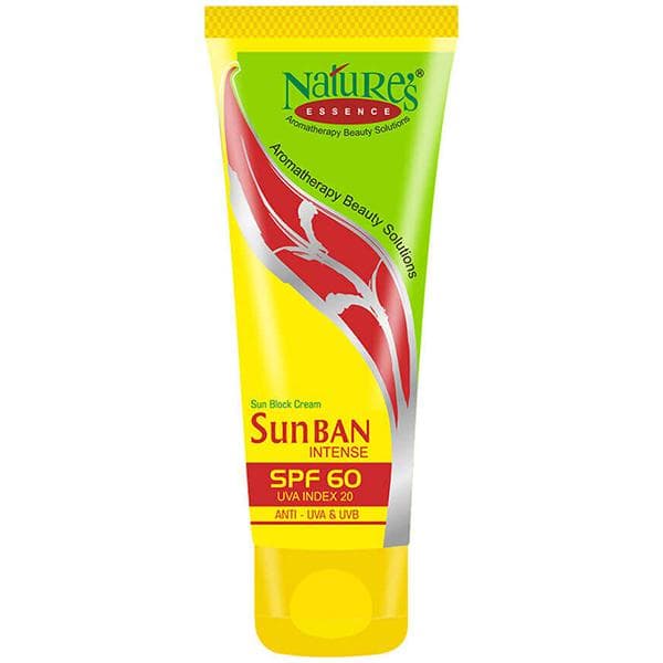 Natures Essence Sun Ban Intense Spf 60 Sun Block Cream 60 g