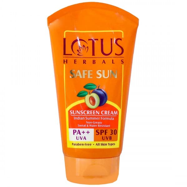 Lotus Herbals Safe Sun Spf 30 Pa++ Sunscreen Cream 100 g