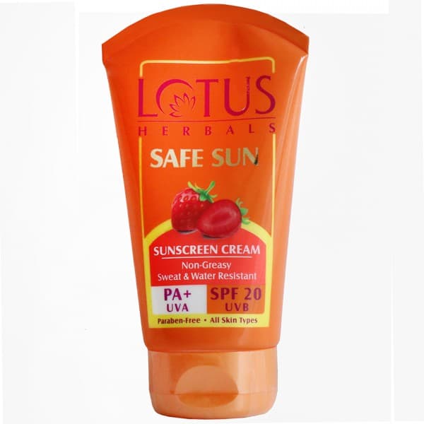 Lotus Herbals Safe Sun Spf 20 PA+ Sunscreen Cream 100 g