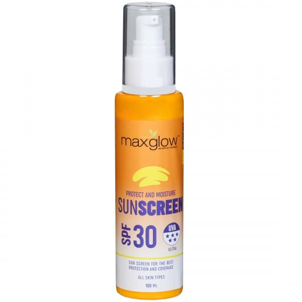 Maxglow Sun Expert Protect and Moisture Suncereen SPF 30 UVA Ultra 100 ml