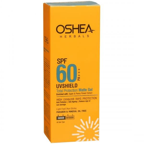 Oshea Herbals Uvshield Spf 60 PA+++ Total Protection Matte Gel 60 g
