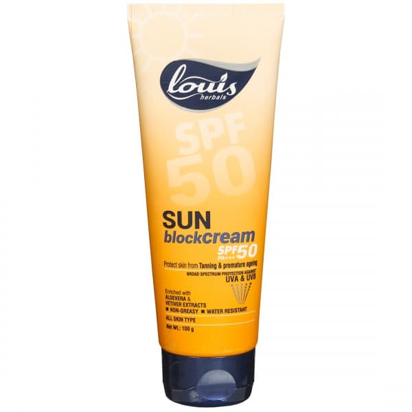 Louis Herbals Sun Blockcream Spf 50 Pa+++ 100 g