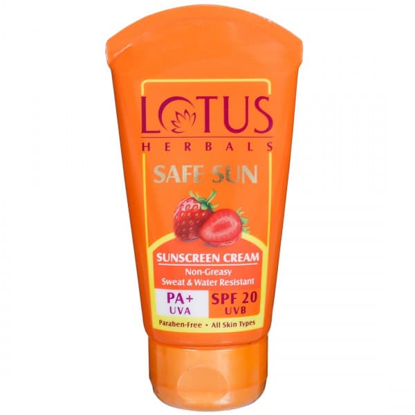 Lotus Herbals Safe Sun Spf 20 PA+ Sunscreen Cream 50 g
