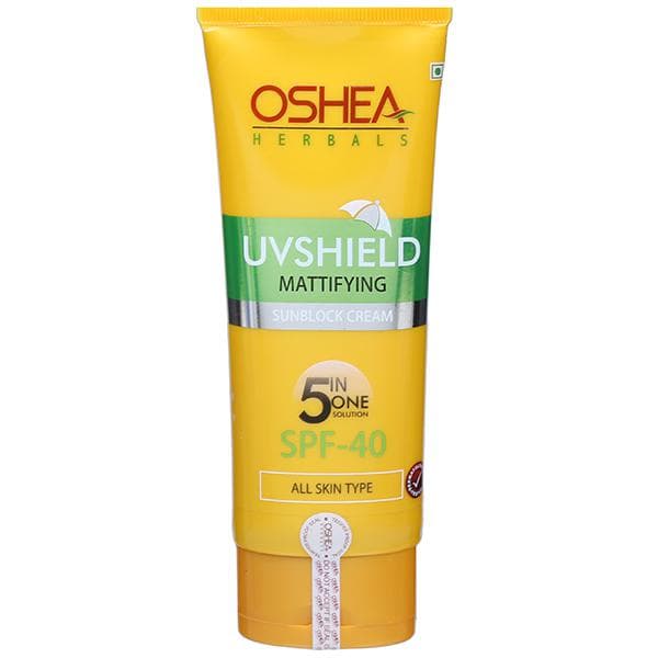 Oshea Herbals Uvshield Mattifying Sunblock Spf 40 Cream 120 g