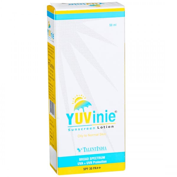Yuvinie Spf 30 PA++ (Oily to Normal Skin)Sunscreen Lotion 50 ml