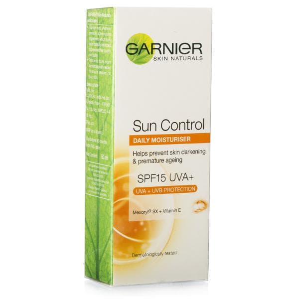 Garnier Sun Control Daily Moisturiser Spf 15 UVA+ 50 ml