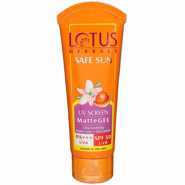 Lotus Herbals Safe Sun Spf 50 PA+++ UV Screen Matte Gel 100 g