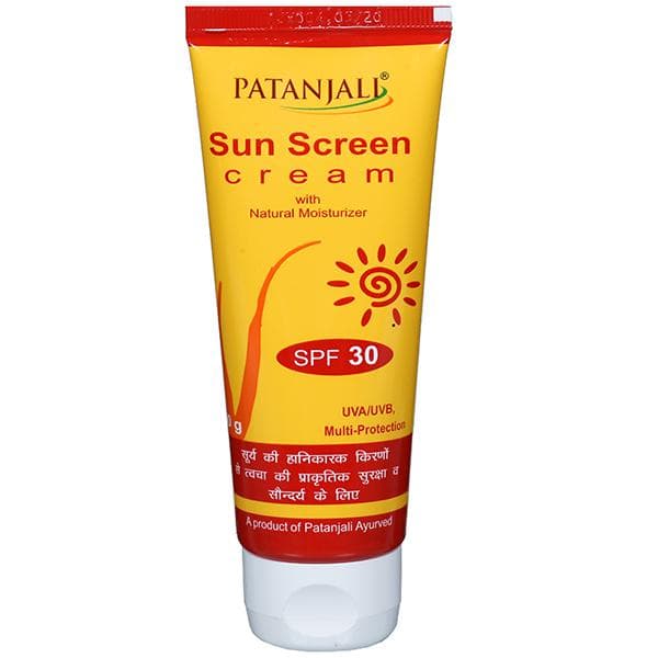 Patanjali Sun Screen SPF30 Cream 50 g