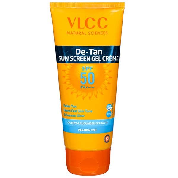 Vlcc De Tan Sun Screen Gel Creme SPF 50 PA+++ 100 g