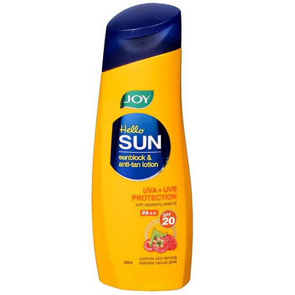 Joy Hello Sun SPF 20 PA++ Sunblock & Anti-Tan Lotion 300 ml