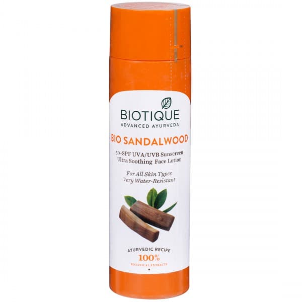 Biotique Bio Sandalwood Spf 50 + Sunscreen Ultra Soothing Face Lotion 190 ml