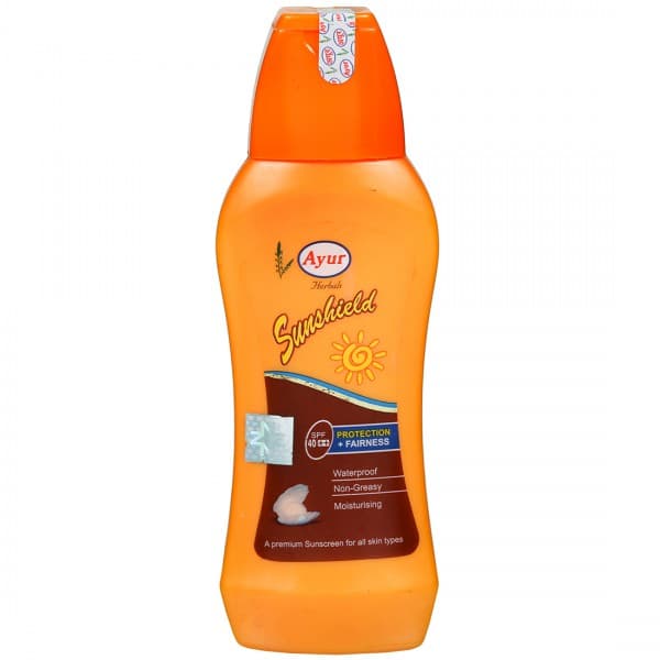 Ayur Herbals Sunshield SPF 40++ Protection + Fairness Lotion 100 ml