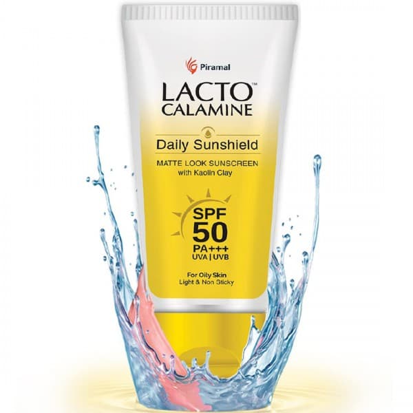 Lacto Calamine Daily Sunshield SPF 50 PA +++ UVA/UVB Matte Look Sunscreen 50 g