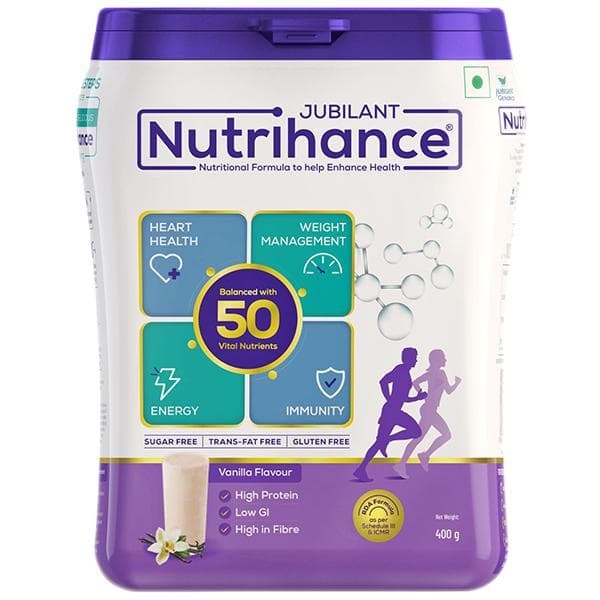 Nutrihance Vanilla Flavour Sugar Free Powder 400 g