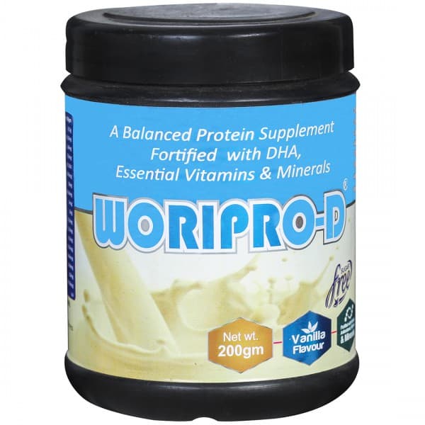 Woripro D Vanilla Flavour Sugar Free Powder 200 g