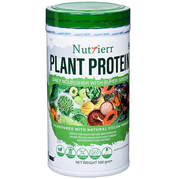 Nutrierr Plant Protein Flavoured with Natural Cocoa Powder 500 g