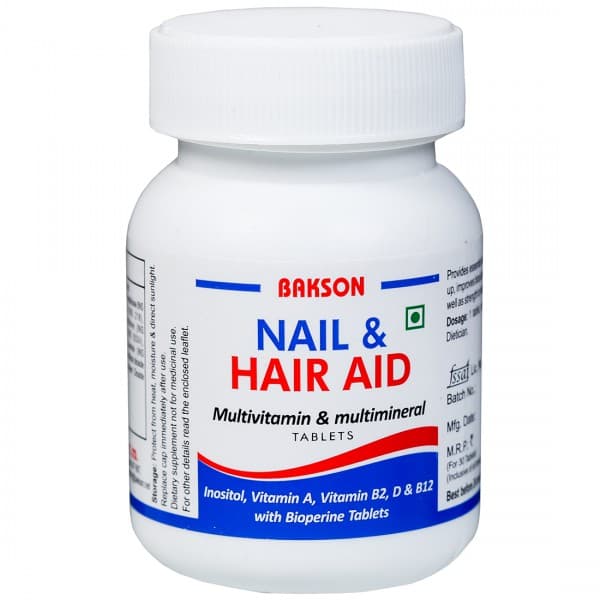 Bakson's Nail & Hair Aid 30 Tablets