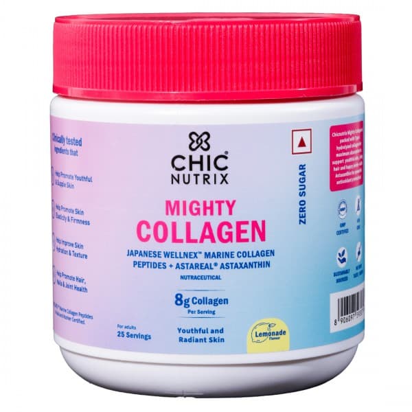 Chicnutrix Mighty Collagen Lemonade Flavour Jar 237.50 g