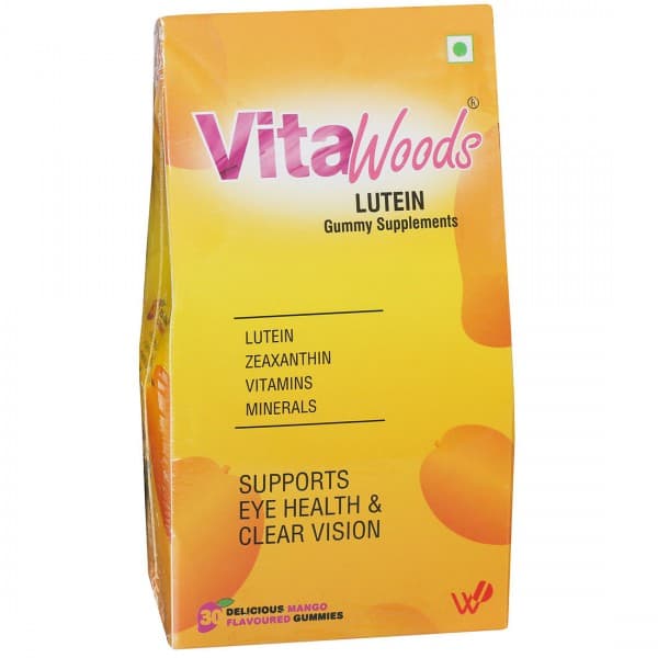 Vitawoods Lutein Mango Flavour 30 Gummies