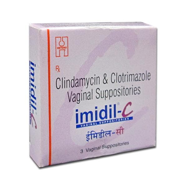 Imidil C Vaginal Suppositories (3 Suppositories)