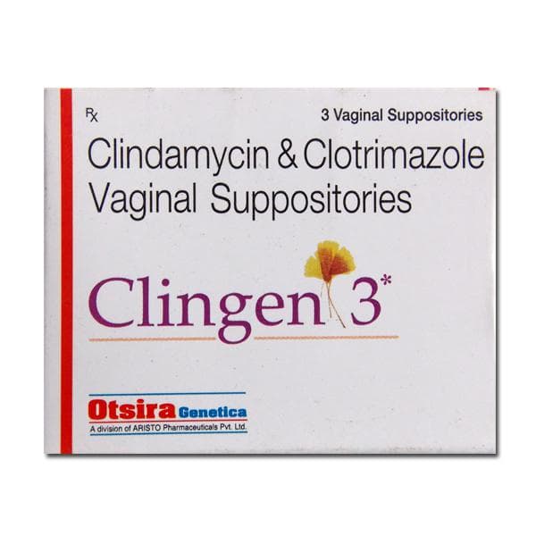 Clingen 3 Vaginal Suppositories (3 Suppositories)