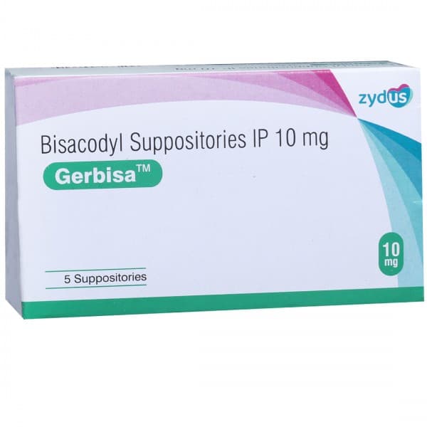 Gerbisa Suppositories 10 mg (5 Suppositories)