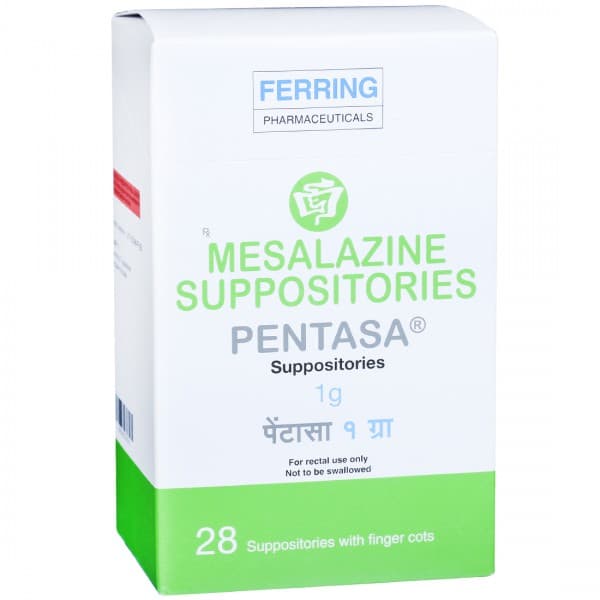 Pentasa 1 g Suppositories (28 Suppositories)