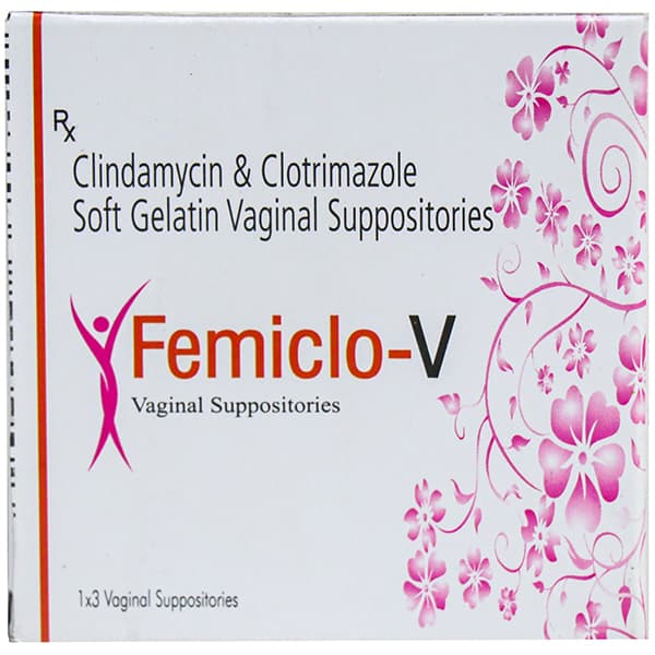 Femiclo V Vaginal Suppositories (3 Suppositories)