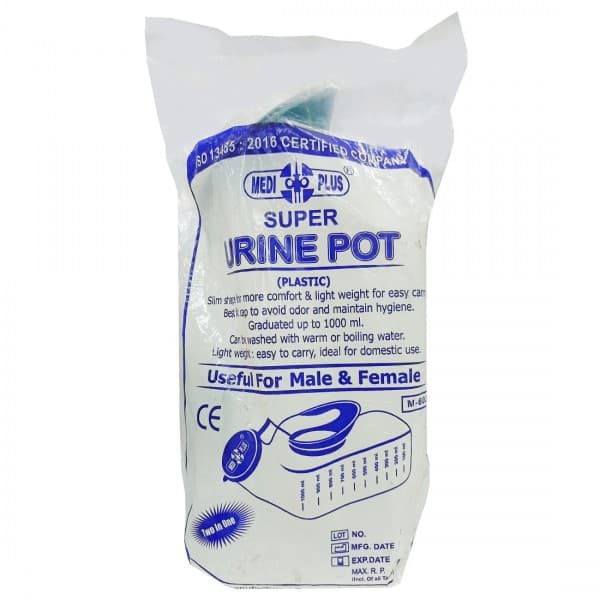 Urine Pot Super Male & Female (Medi Plus) 1000 ml