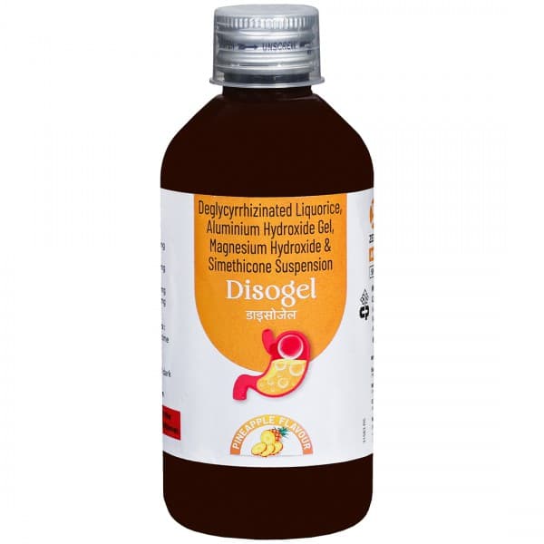 Disogel Pineapple Flavour Sugar Free Suspension 200 ml