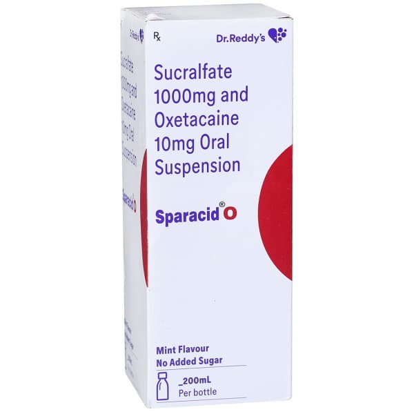 Sparacid O Mint Flavour Oral Suspension 200 ml