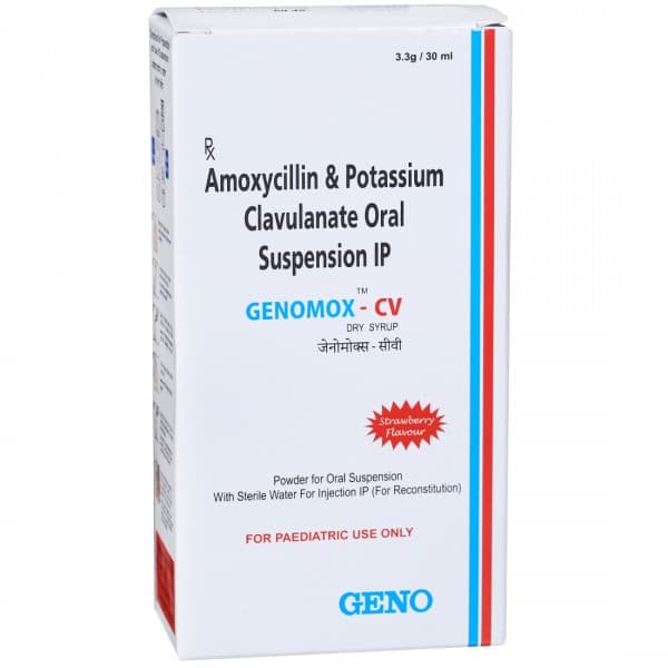 Genomox CV Strawberry Flavour Oral Suspension 3.3 g/30 ml