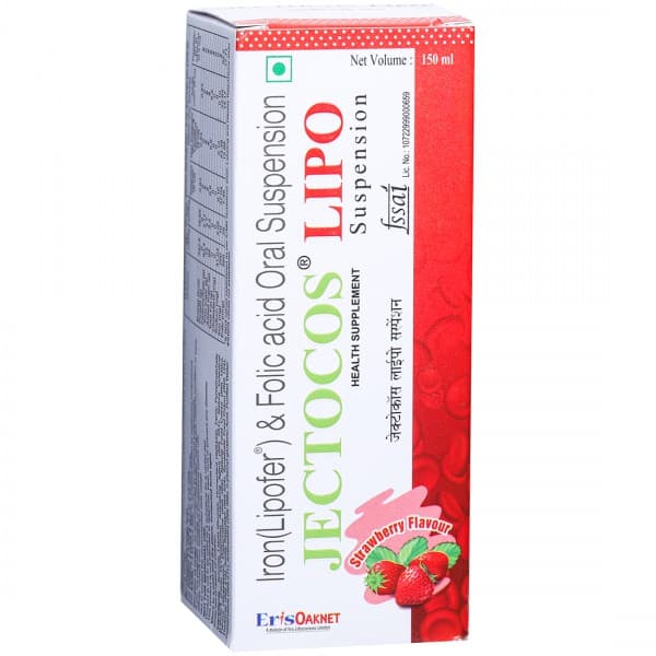Jectocos Lipo (Strawberry Flav) Suspension 150 ml