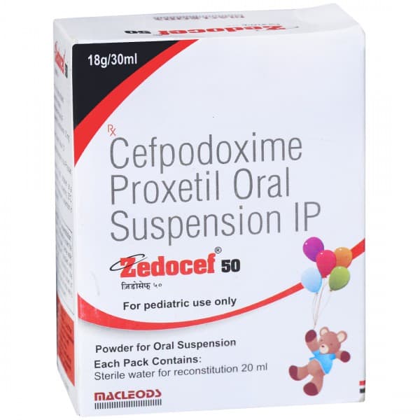 Zedocef 50 mg Suspension 30 ml