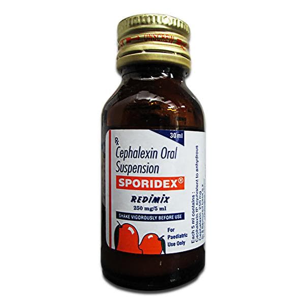 Sporidex Redimix 250 mg/5 ml Suspension 30 ml