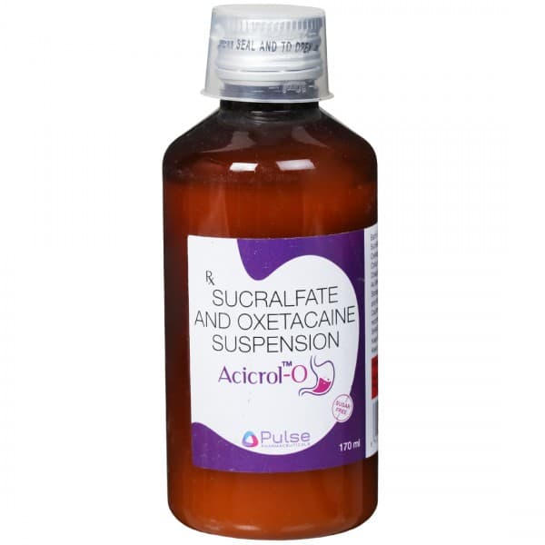 Acicrol O Sugar Free Suspension 170 ml
