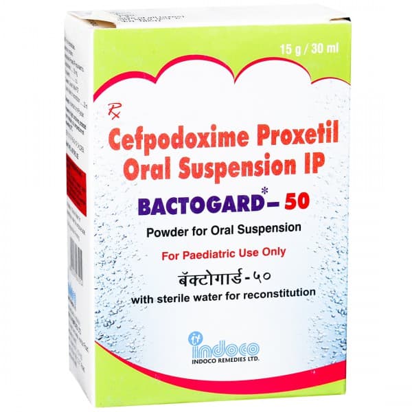 Bactogard 50 Oral Suspension 15 g/30 ml