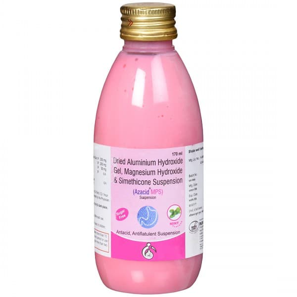 Azacid MPS Mint Flavour Sugar Free Oral Suspension 170 ml