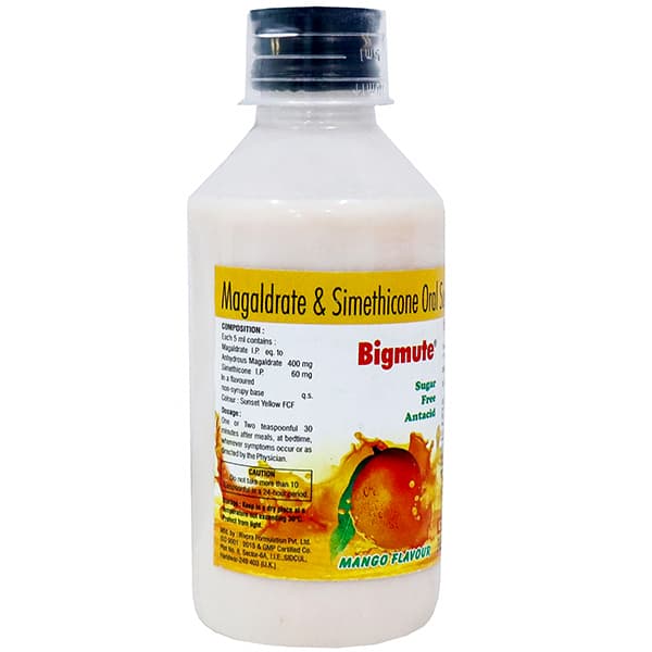 Bigmute Mango Flavour Sugar Free Oral Suspension 170 ml